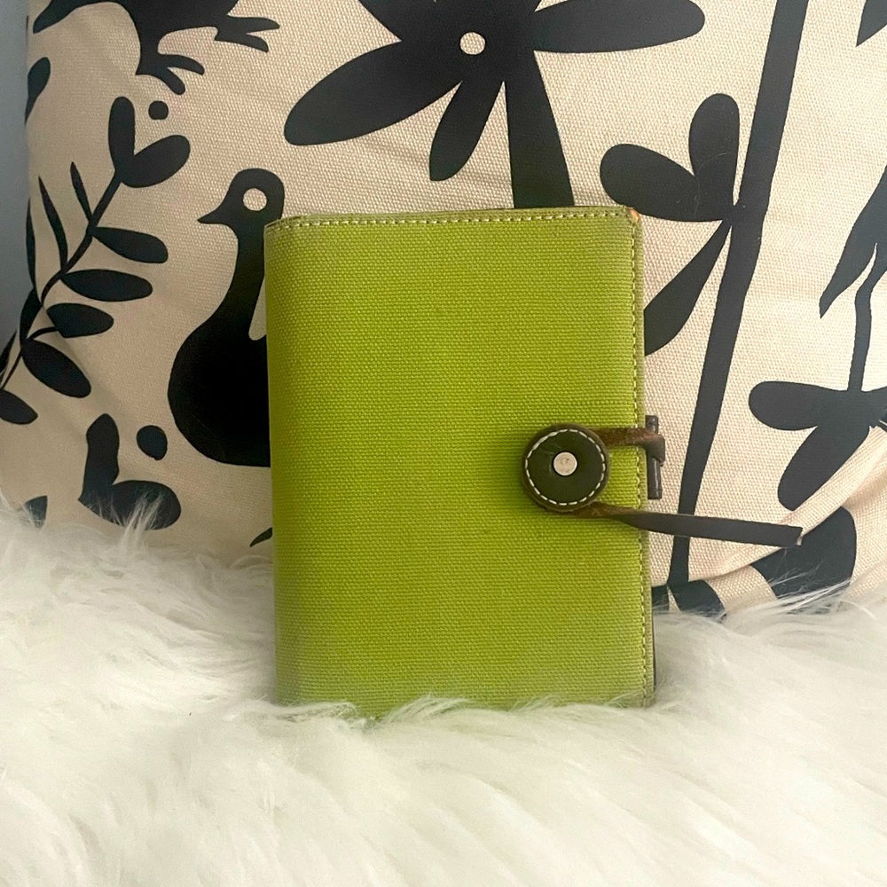 Kate Spade Canvas & Leather Mini Planner